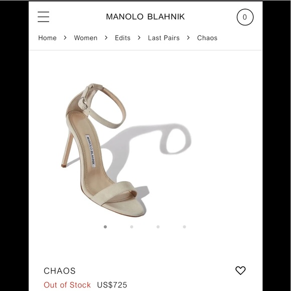 Manolo Blahnik ankle strap sandal (35) - Picture 10 of 12